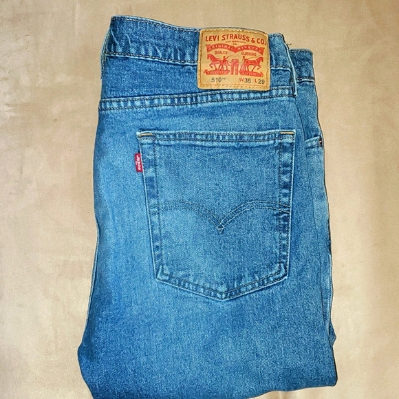 Levi's Other - Levi Strauss & Co Original Riveted Jeans  510 36x29 Blue